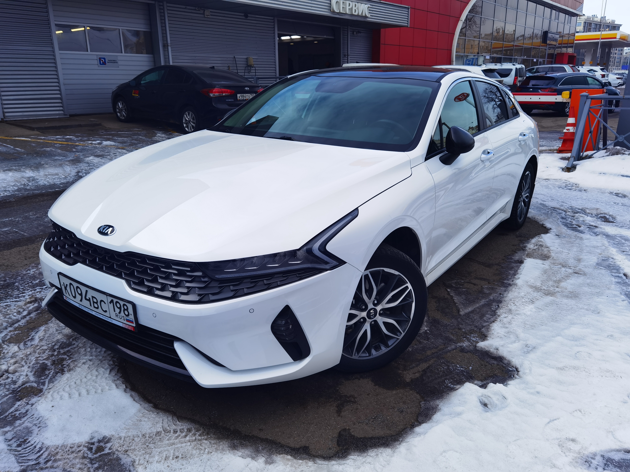Осмотр Kia K5 2021 г.в. 47.000 км.